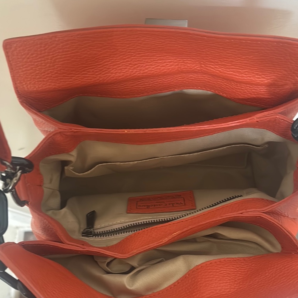 Red and Black Shoulder Bag with Adjustable Strap - Picture 3 of 3